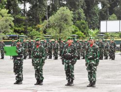 Dandim 1710/Mimika Pimpin Upacara 17-an, Bacakan Amanat Pangdam XVII/Cenderawasih