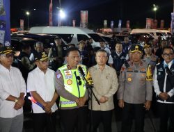 Kapolda Banten dampingi Menhub, dan Kakorlantas Cek Kesiapan Arus Mudik di Pelabuhan