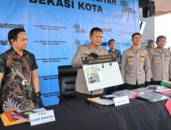 Polres Metro Bekasi Kota Ringkus Penarik Motor Paksa di Narogong, 4 Pelaku Masih Buron