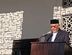 Idul Fitri 1447 H Di Masjid  Al Husna,Mantan Menteri Kehutanan Ajak Umat  Jaga Persatuan