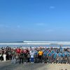 Aksi Cinta Pantai, Semangat Hari Bumi dan 40 Tahun Pengabdian Lanal Bengkulu