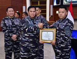 Prajurit Lanal Bintan Terima Penghargaan Kasal Atas Keberhasilan Gagalkan Penyelundupan Narkotika