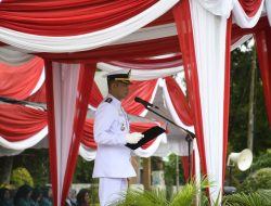 Danlanal Banjarmasin Pimpin Upacara HUT Ke-77 Proklamasi Pemerintahan Gubernur Tentara ALRI Divisi IV Pertahanan Kalimantan Tahun 2026