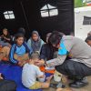 Polwan Jaga Jakarta Salurkan Bantuan dan Trauma Healing untuk Korban Kebakaran Pasar Jiung