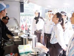 Aksi Chef Hideki Masak Nasi Goreng Jadi Daya Tarik Pembukaan Pekan Olahraga Polri 2026