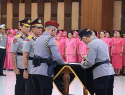 Polri Laksanakan Kenaikan Pangkat 87 Perwira Tinggi, Empat Perwira Raih Bintang Tiga