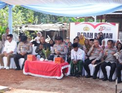 Sambut Hari Bhayangkara ke-80, Polri Bedah 80 Rumah Layak Huni, Bapak Usin (85) Kini Miliki Rumah Baru Berpanel Surya