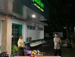 Antisipasi Kejahatan Malam Hari, Polsek Leuwimunding Perketat Patroli di Objek Vital dan Kawasan Pertokoan