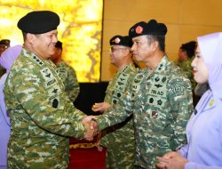 Irjen TNI Pimpin Laporan Korps Kenaikan Pangkat 105 Pati TNI