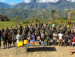 Langkah Nyata Menjaga Papua Damai: Koops TNI Habema Kuasai Honai Kelompok Bersenjata OPM, Tiga Pucuk Senjata Api Berhasil Diamankan