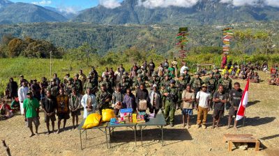 Langkah Nyata Menjaga Papua Damai: Koops TNI Habema Kuasai Honai Kelompok Bersenjata OPM, Tiga Pucuk Senjata Api Berhasil Diamankan