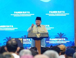 Panglima TNI Dampingi Presiden RI Panen Raya Terpadu TNI, Perkuat Ketahanan Pangan Nasional