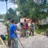 Turun Langsung ke Lapangan, Dansatgas TMMD Ke-129 Kodim 1807/Sorsel Kobarkan Semangat Gotong Royong Warga