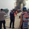 Tiga Kapal Terbakar di Dermaga Kaliadem Muara Angke, Polisi Amankan Lokasi