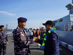 Dukung Misi Kedaulatan Rupiah Hingga Pulau Terluar Riau, Danlanal Dumai Sambut Kedatangan Tim ERB 2026