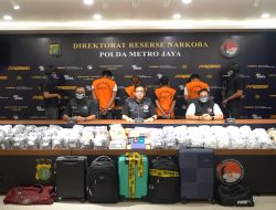 Polda Metro Jaya Berhasil Mengungkap Peredaran Narkotika Golongan II Jenis Etomidate Sebanyak 8.698 Pcs Cartridge, Jaringan Internasional