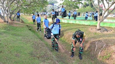 Jelang Hari Bakti Ke-79 TNI AU, Lanud Sjamsudin Noor Gelar Karya Bakti Lestarikan Warisan Sejarah Dirgantara