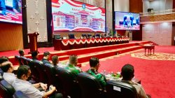 Danlanal Bintan Wakili Dankodaeral IV Hadiri Rapat Paripurna DPRD Kepri