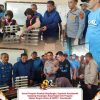 Jamin Stabilitas Kamtibmas, Polsek Kasokandel Kawal Langsung Peninjauan Makan Bergizi Gratis oleh Bupati Eman Suherman