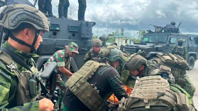 Menembus Tebing Demi Kemanusiaan, Koops TNI Habema Berhasil Evakuasi jenazah terakhir, tiga Korban Penembakan OPM di Yahukimo