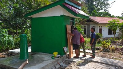 Rehab MCK Hampir Rampung, Satgas TMMD Ke-129 Kodim 1807/Sorong Selatan Tingkatkan Kualitas Sanitasi Warga Kampung Sesor