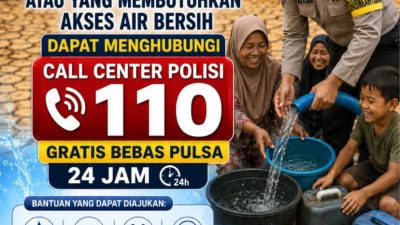Hadapi Musim Kemarau, Polda Banten Siapkan Layanan Bantuan Air Bersih Melalui 110