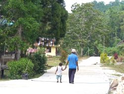 TMMD Ke-129 Kodim 1807/Sorong Selatan Wujudkan Jalan Cor 250 Meter, Warga Kampung Sesor Rasakan Manfaat Nyata