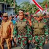 Sang Merah Putih Terbesar di Indonesia Berkibar di Puncak Gunung Cycloop, Koops TNI Habema : Gegap Gempita Damai Persatuan dari Tanah Cenderawasih