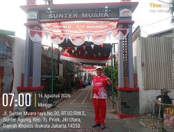 Warga RW 05 Sunter Agung Pererat Kebersamaan Lewat Perayaan HUT RI ke-81