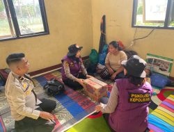 Polri Berikan Konseling dan Trauma Healing bagi Korban Gempa di Manggarai Barat