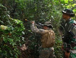 Latgabma Super Garuda Shield 2026 Marfor Lampung Gelar Latihan Menembak Sniper dan Jungle Survival
