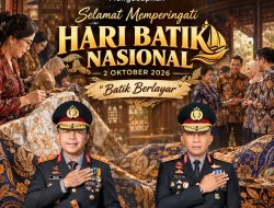 Hari Batik Nasional, Polda Banten Ajak Generasi Muda Kenal dan Cintai Batik