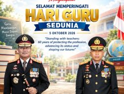 Polda Banten Ucapkan Selamat Hari Guru Sedunia 2026