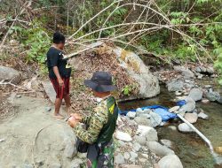 Dukung Ketersediaan Air Bersih,Satgas TMMD Ke-130 Kodim 1808/Mansel Laksanakan Pengecekan Dan Penyiapan Pipanisasi Di Kampung Yamboi