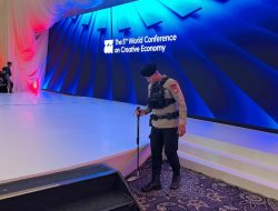 Jelang Konferensi Ekonomi Kreatif, Brimob Sterilisasi Area Hotel Kempinski