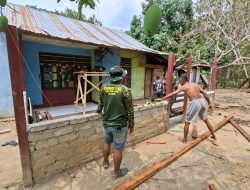 Bedah RTLH, Satgas TMMD Ke-130 Hadirkan Harapan Baru Warga Yamboi