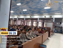 Minggu Kasih di Gereja HKBP Serang, Polda Banten Pererat Silaturahmi dan Serap Aspirasi Jemaat