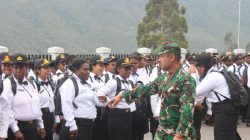 Kodim 1714/Puncak Jaya Bersama Polri dan Pemda Hadiri Pembukaan Pelatihan Dasar CPNS Formasi 2024 Gelombang II dan III