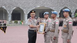 Kapolda Banten Berikan Penghargaan kepada Lima Personel atas Dedikasi dalam Misi Perdamaian PBB di Afrika Tengah