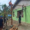Satgas TMMD Ke-130 Fokus Pembangunan RTLH Di Kampung Yamboi Gunung
